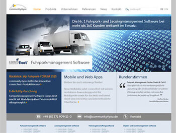 Relaunch: Website der comm.fleet-Produktlinie strahlt in neuem Glanz